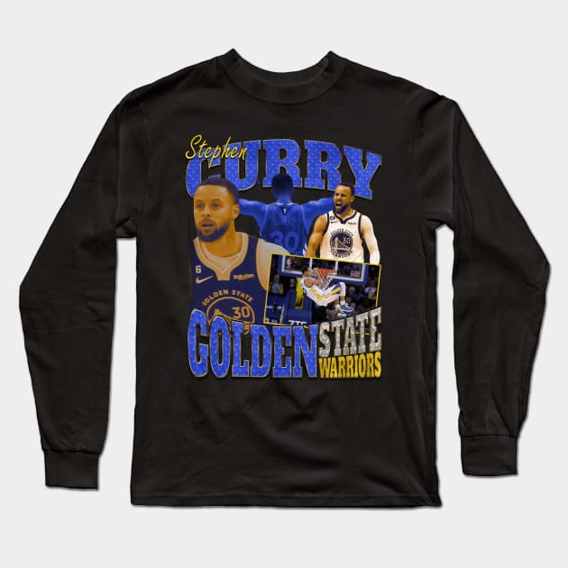Steph Curry Long Sleeve T-Shirt by Orang Pea